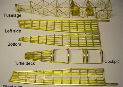 The basic structure for the Stearman fuselage.