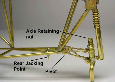The Stearman biplane suspension.