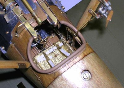 A look inside the Sopwith Camel cockpit.