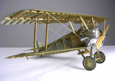 Another view of the cutaway side of the Sopwith Camel.