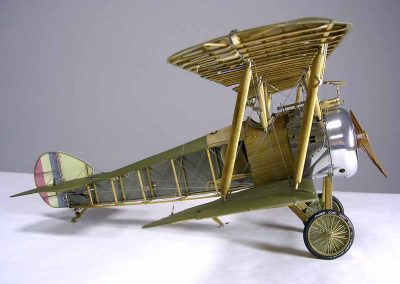 The uncovered right side of the Sopwith Camel.