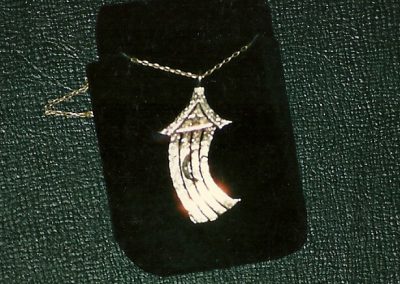 Bryan's first piece of gold jewelry.