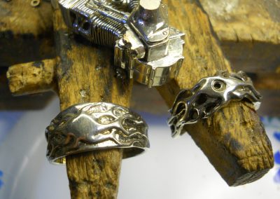Flame rings made by Bryan.