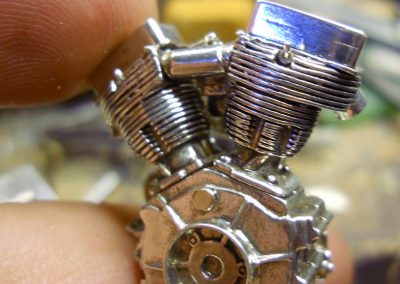 A larger Panhead engine.