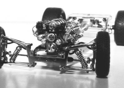 Augie's 1932-1/2 Roadster with the body removed.