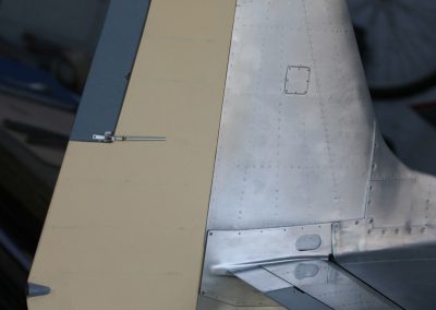 Building the rudder.