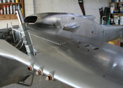 A look at the underside of the aircraft.