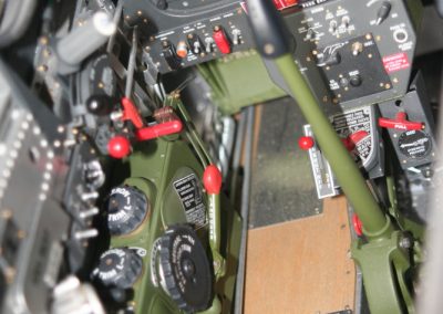 More angles of the nearly completed cockpit.