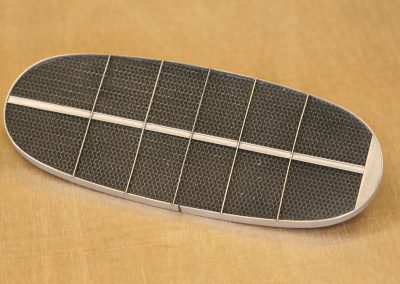 The P-51D radiator panel.