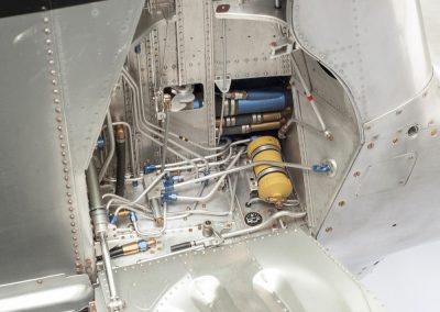 A close look at a finished wheel well.