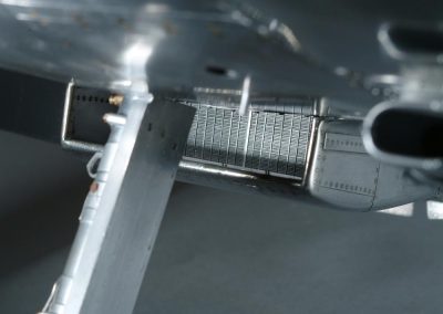 The Spitfire radiator.