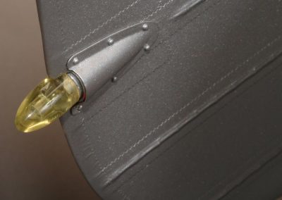 Spitfire rudder detail.
