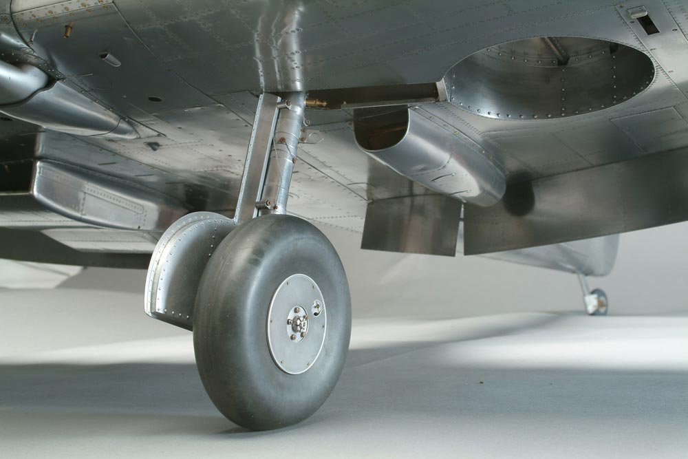 Spitfire Landing Gear The underside of the Spitfire.