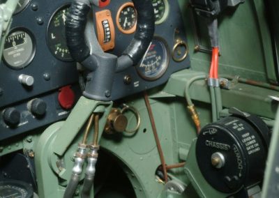 Detailed look into the cockpit.
