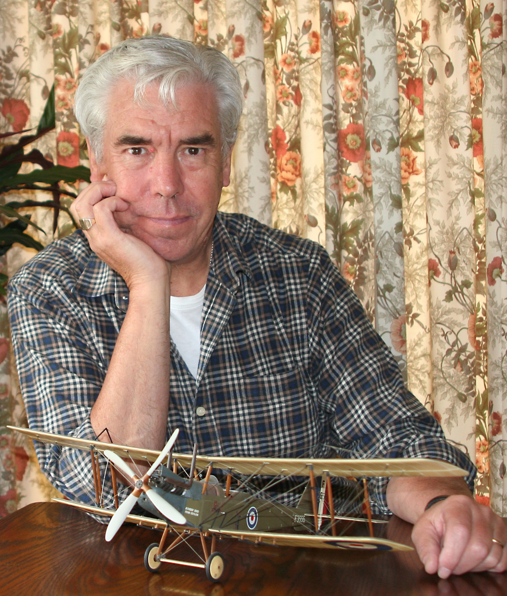 David Glen David Glen with one of his scratch-built models.