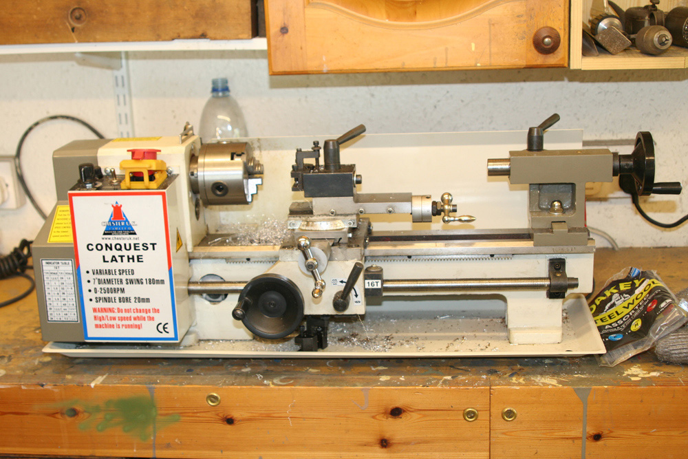 David’s Conquest Lathe David's Conquest lathe.
