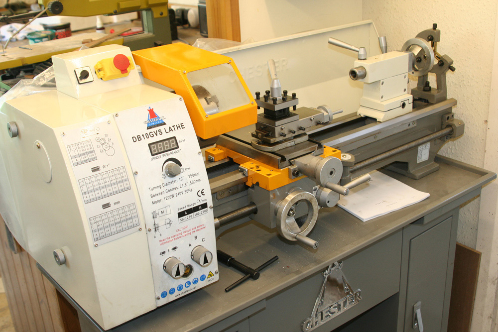 David’s Larger Lathe David's larger lathe.