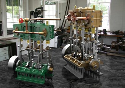 Engines from Bill's plans are rendered to look completely real.