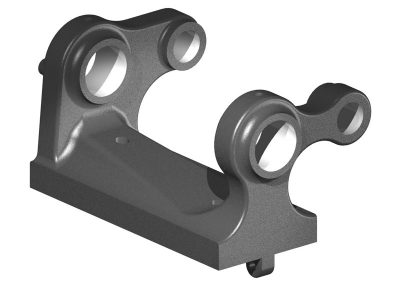 A detail of the headstock from the engine lathe CAD.
