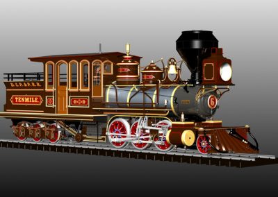 Bill's masterpiece CAD plan for the Mason Bogie.