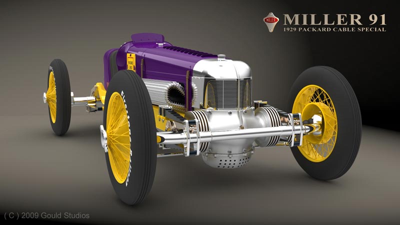 Miller 91 CAD Model Another version of Bill's Miller 91 race car CAD.