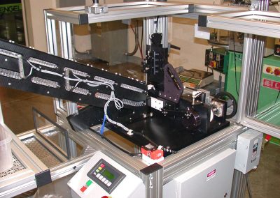 An automatic assembly machine designed and made by Gould.