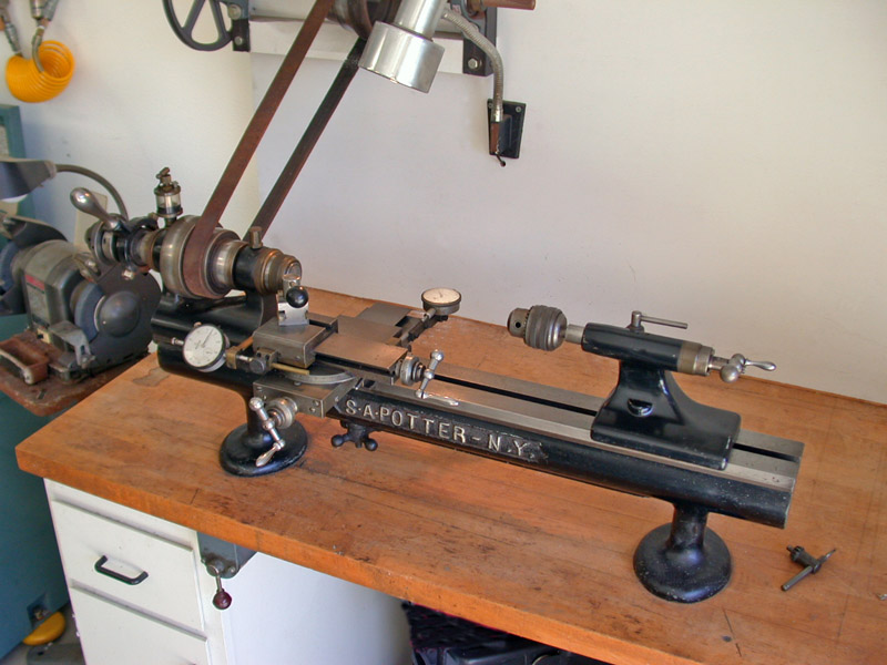 Bill’s 1907 Instrument Lathe A close look at Bill's instrument lathe.