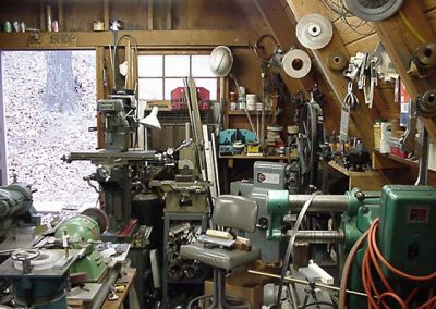 An inside look at Paul's old workshop.
