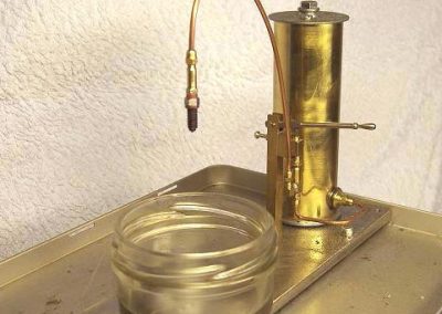 A custom built injector testing rig.