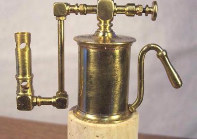 A custom made blowlamp.