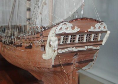A look at the rear of the HMS Blandford.