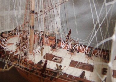 A sshot of the HMS Blandford deck.