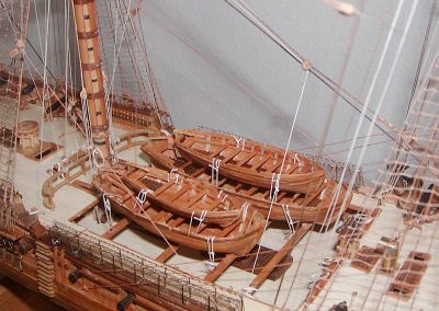The deck of the HMS Diana.