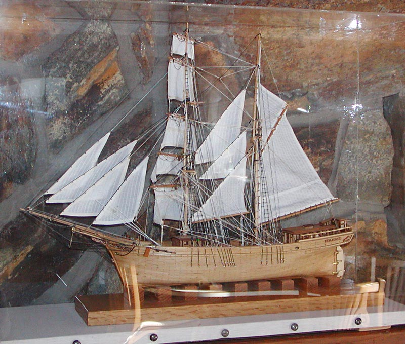 James’ First Scratch-Built Ship James' first entirely scratch-built model—the Leon.