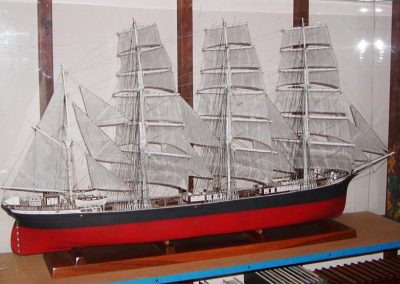 James' scale model of the Parma.