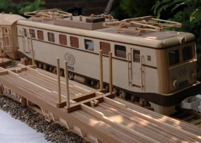 Another angle of the commuter trains.