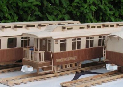 Some different railway cars.