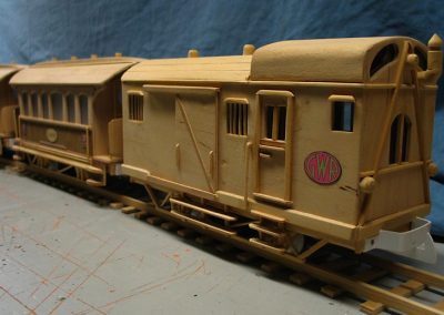 A look at the conductor car.