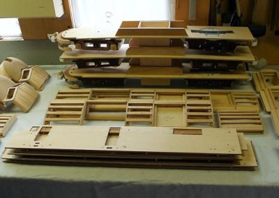 Parts ready for assembly.