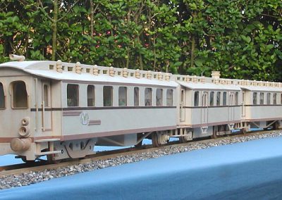A wide view of a passenger car.