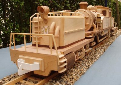 A rear view of the Beyer-Garratt.
