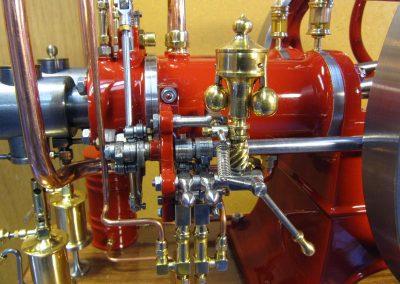 Detailed view of the fly-ball governor.