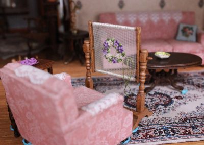 A close look inside the living room.