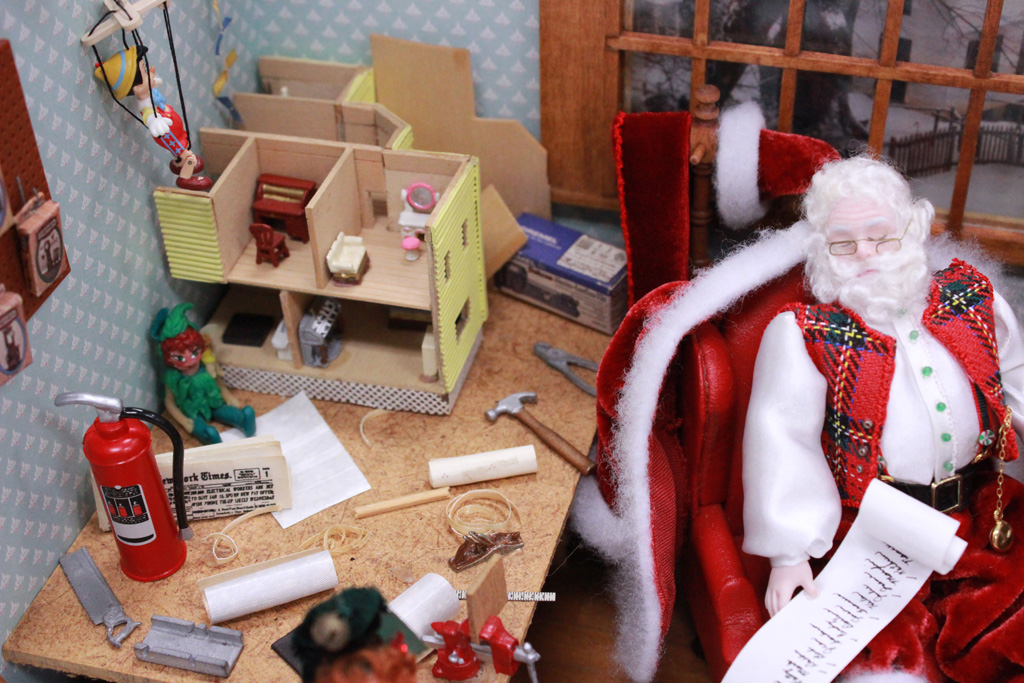 Santa’s Workshop A peek inside of Santa's workshop.