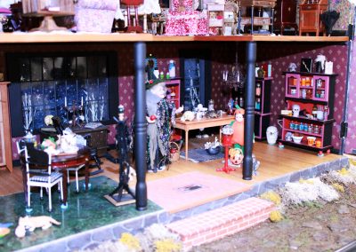 The downstairs portion of the witch's house.