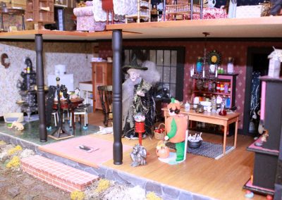 A different angle of the witch's house downstairs.