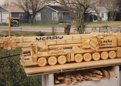 Another look at the model boom truck.