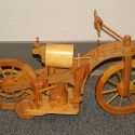 Wooden Daimler-Benz “Bonecrusher” Motorcycle 