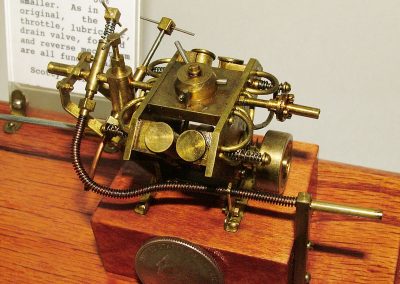 Scotty's scale model V-4 marine steam engine.