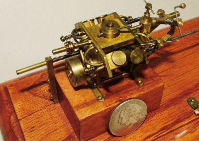 Another look at the tiny marine steam engine.